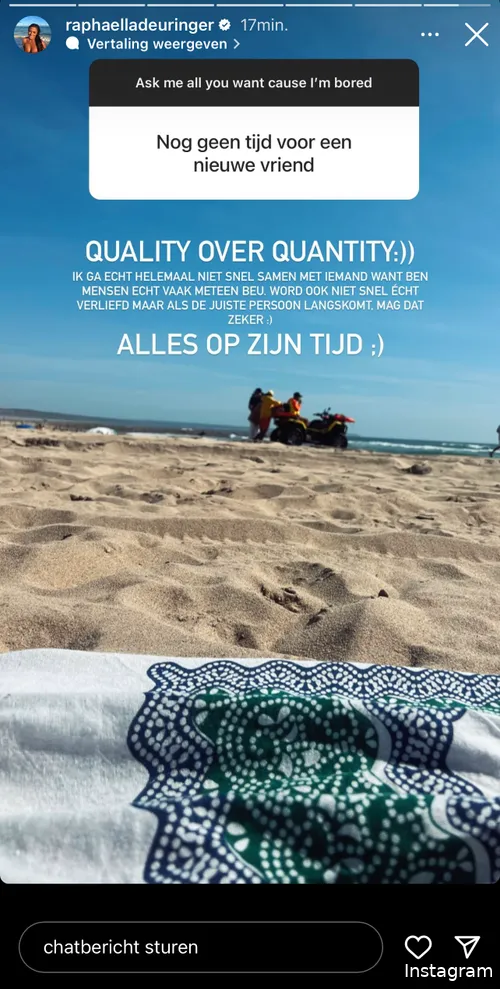 Bron: Instagramverhaal