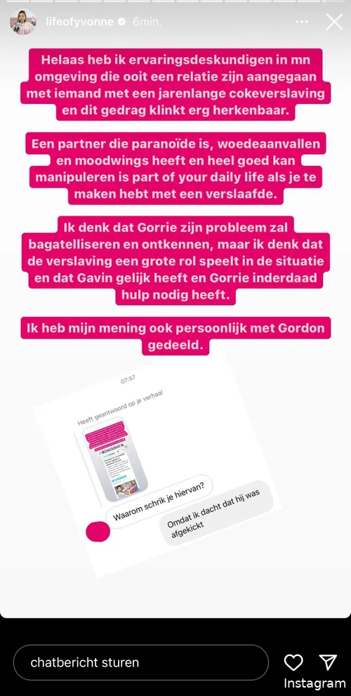 Bron: Instagramverhaal