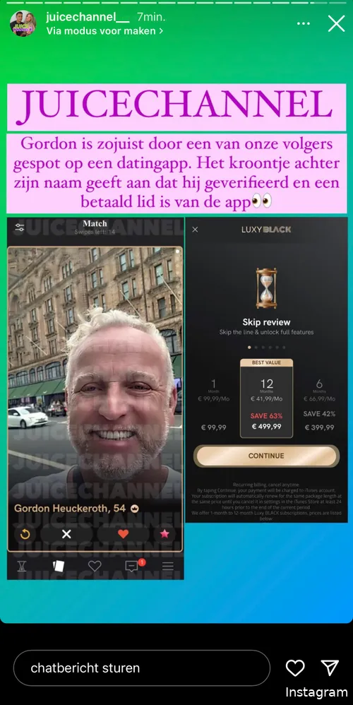 Bron: Instagramverhaal