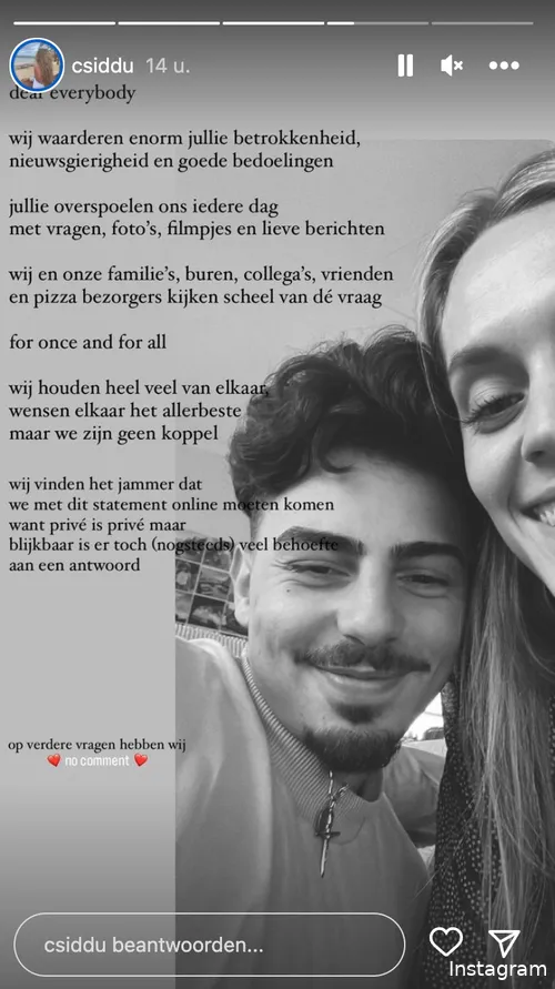 Bron: Instagram Stories (@csiddu)