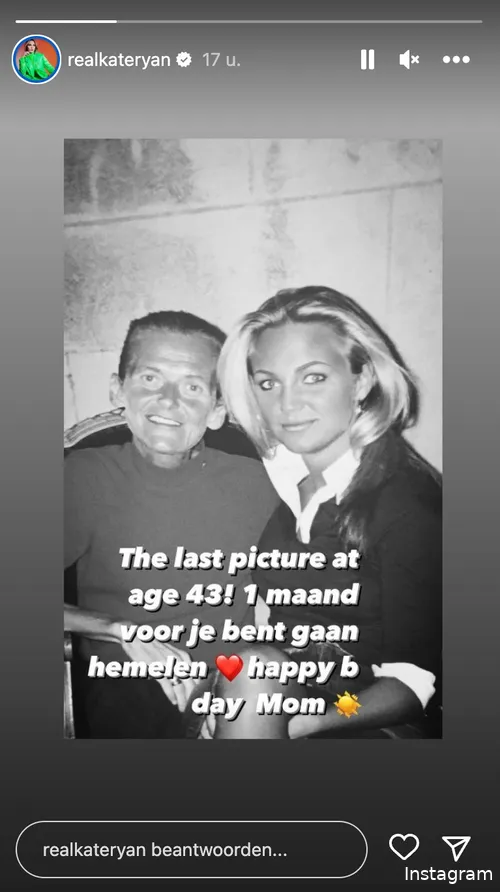 Bron: Instagram Stories (@realkateryan)