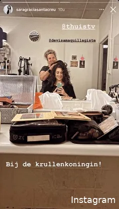 Bron: Instagram Stories (@saragraciasantacreu)