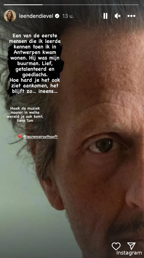 Bron: Instagram Stories (@leendendievel)