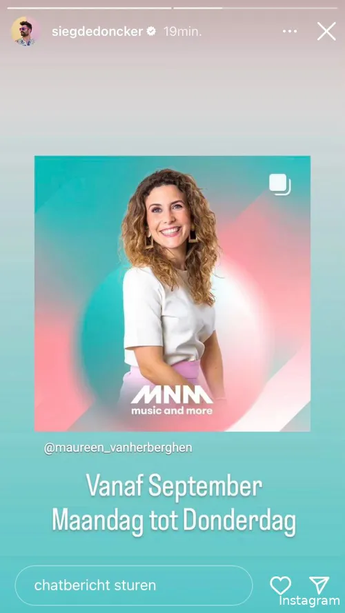 Bron: Instagram Stories (@siegdedoncker)