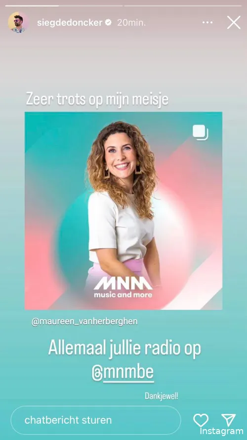 Bron: Instagram Stories (@siegdedoncker)