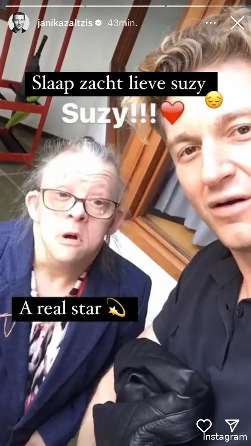 Bron: Instagram Stories @janikazaltzis