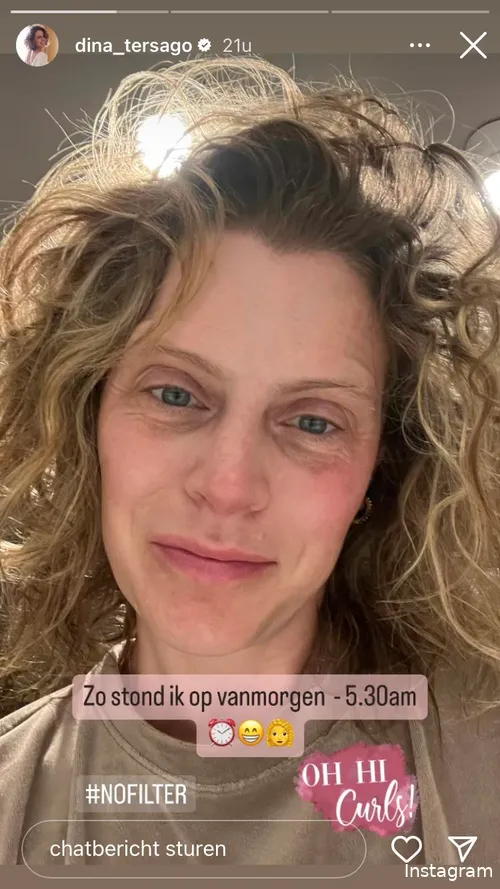 Bron: Instagram Stories (@dina_tersago)