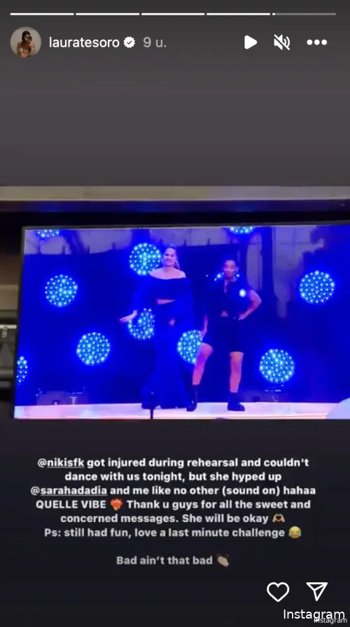 Bron: Instagram Stories (@lauratesoro)