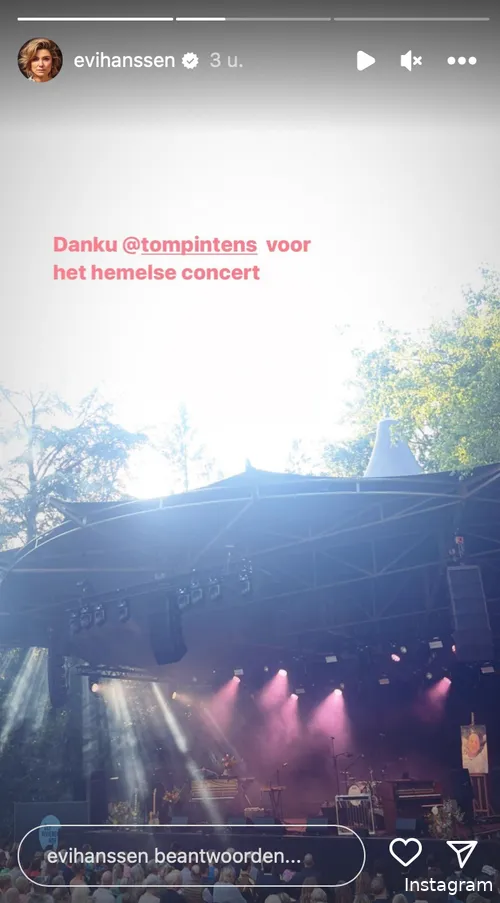 Bron: Instagram Stories (@evihanssen)
