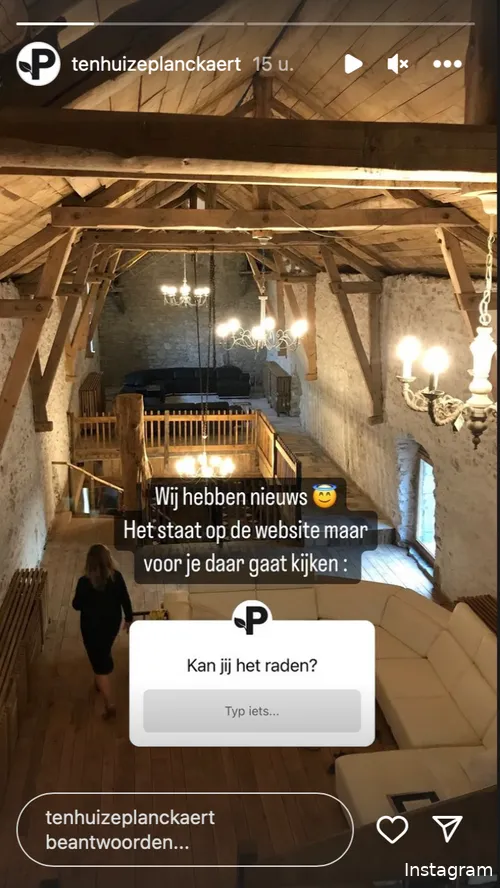 Instagram Stories (@tenhuizeplanckaert)