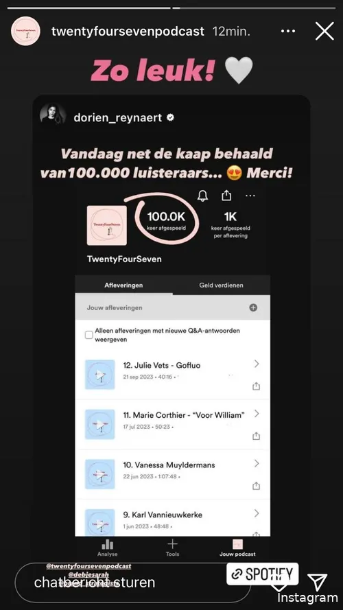 Instagram Stories (@twentyfoursevenpodcast)