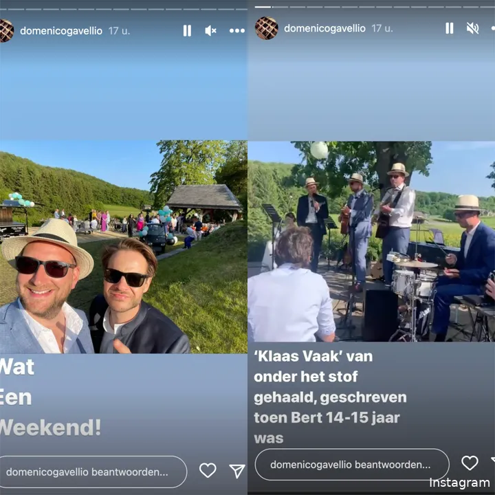 Bron: Instagram Stories (@domenicogavellio)