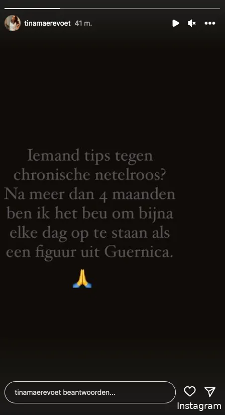 Instagram Stories (@tinamaerevoet)