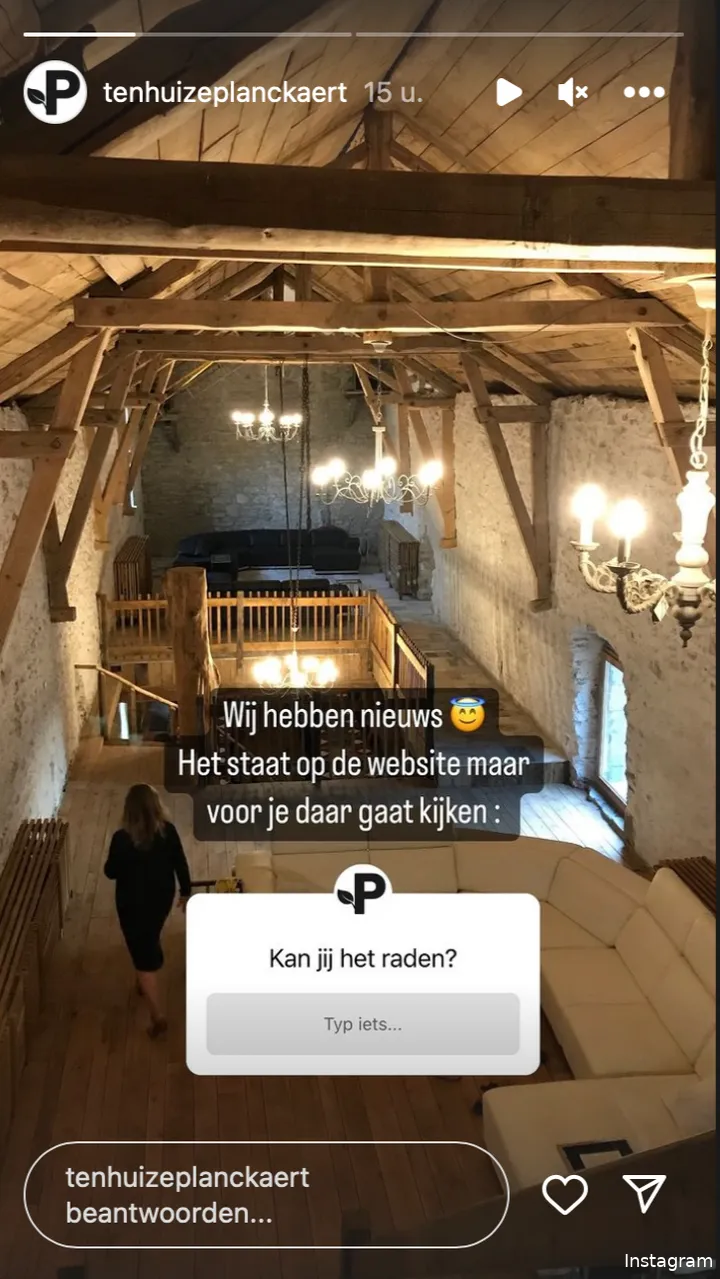 Instagram Stories (@tenhuizeplanckaert)