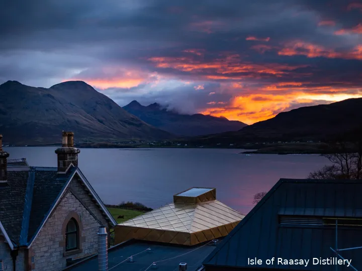 Isle of Raasay  Distillery View