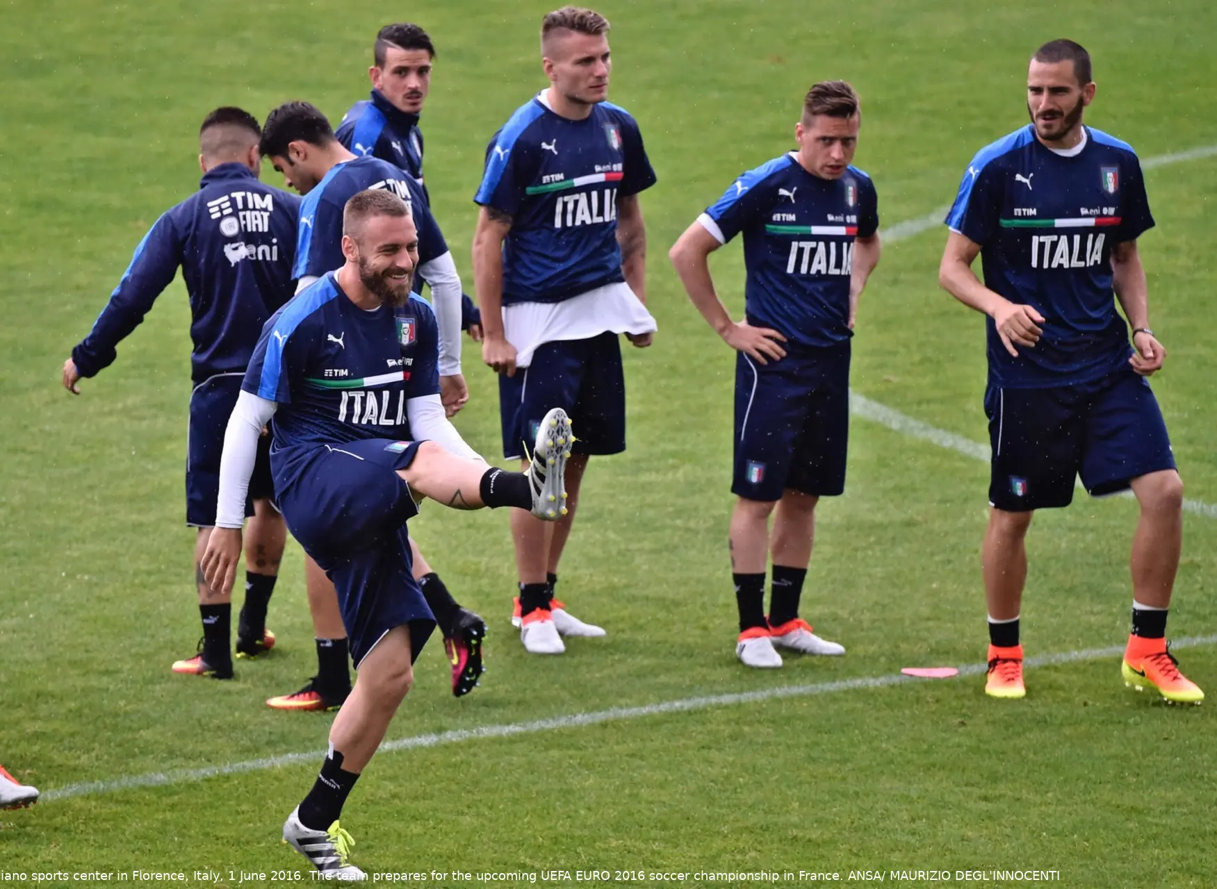 de rossi allenamento nazionale