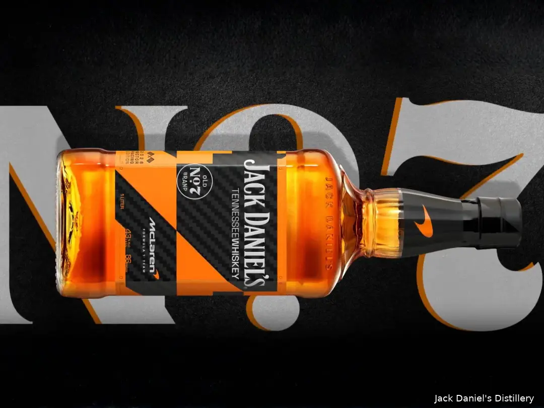 Jack Daniel’s F1 whiskey McLaren