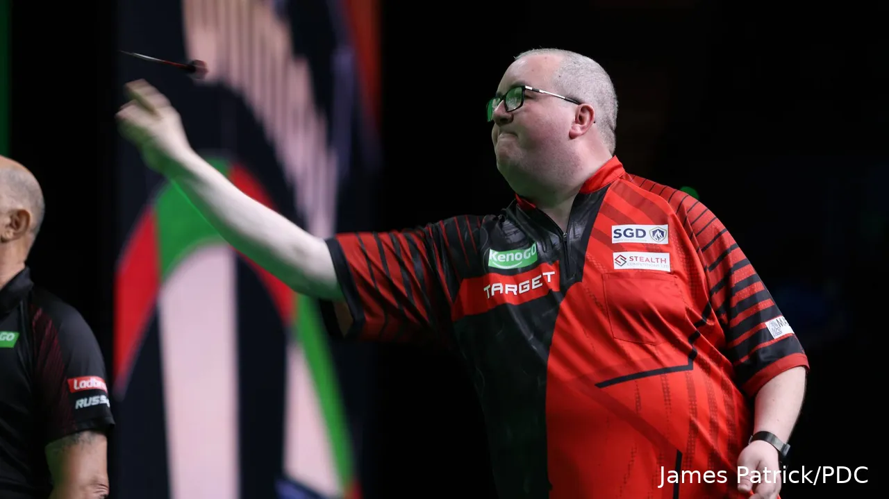 Stephen Bunting in Aktion