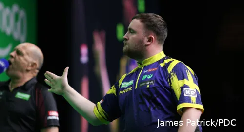 Littler wist pas in de laatste twee legs afstand te nemen van Cleaver.