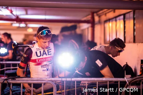 Tadej Pogacar eerder deze week