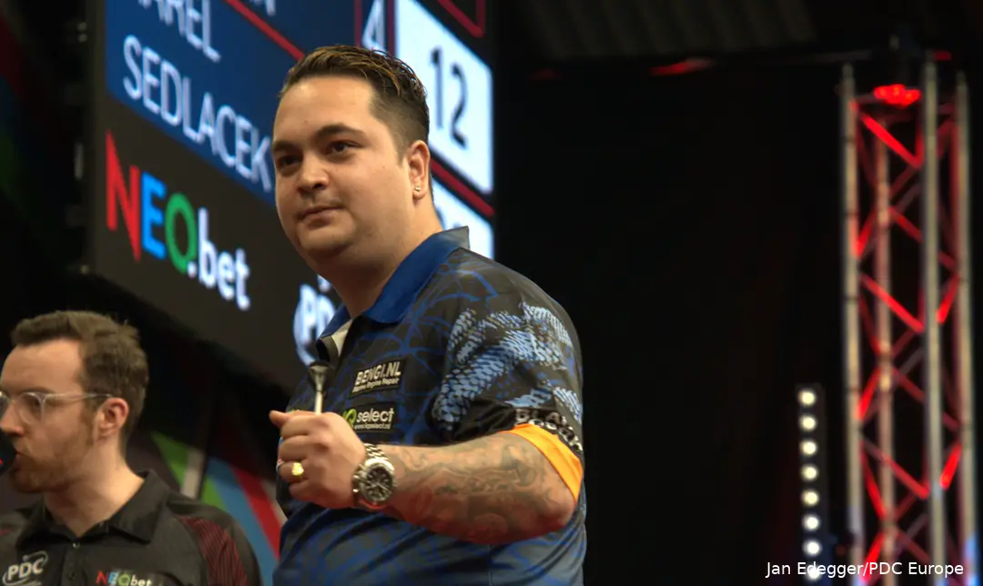 Jeffrey de Zwaan threw third highest average during Players Championship 20
