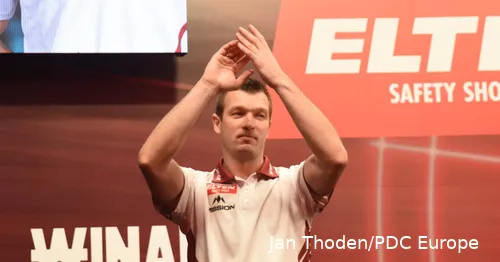 Razma was hoping to have been on the Austrian Darts Open stage instead
