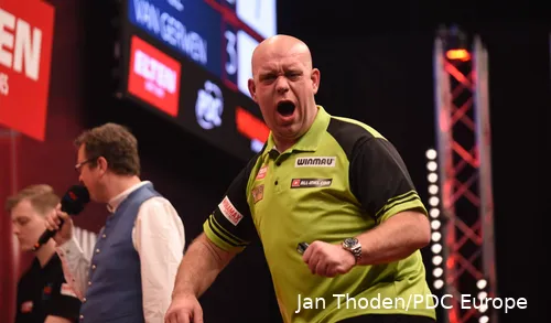 Michael van Gerwen was involved in two 'whitewashes' in European Tour finals