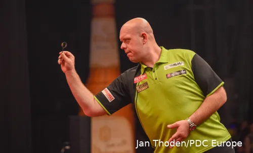 Michael van Gerwen in Aktion