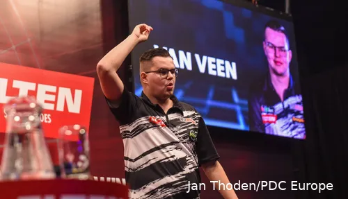 Het duel tussen Luke Humphries en Gian van Veen is op voorhand één van de grote krakers van de eerste ronde