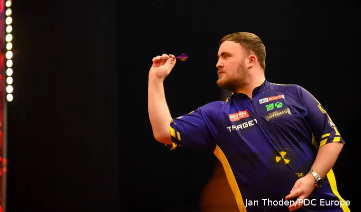 Luke 'The Nuke' Littler in action