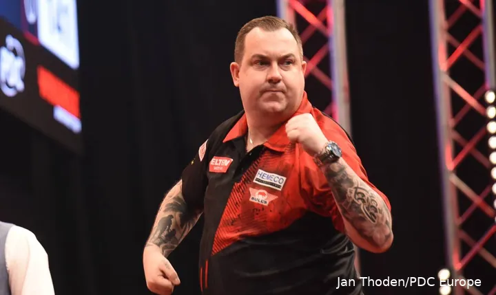 Kim Huybrechts goes into the Host Nation Qualifier hunting for a place on the main table of the Flanders Darts Trophy