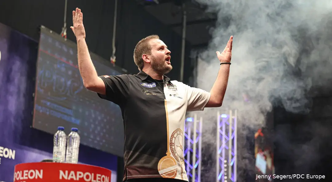 Schweyen enjoying the Belgian crowd