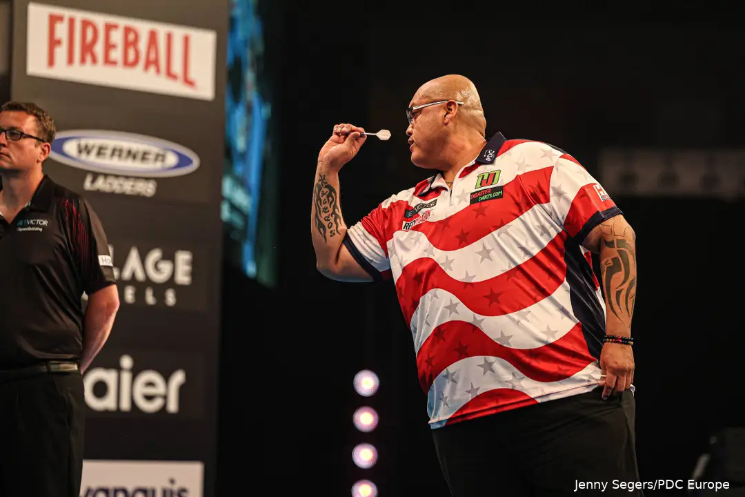 Adam Sevada representing USA at the 2026 World Cup of Darts