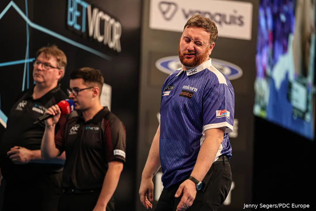 Cameron Menzies representing Scotland at the 2026 World Cup of Darts