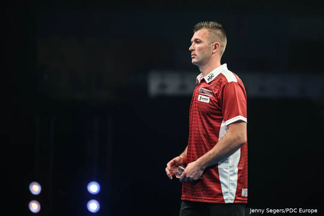 Madars Razma representing Latvia at the 2026 World Cup of Darts