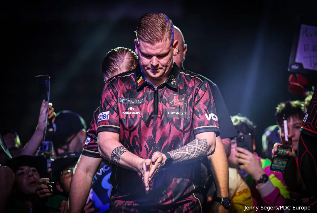 Mike De Decker represented Belgium at the World Cup of Darts
