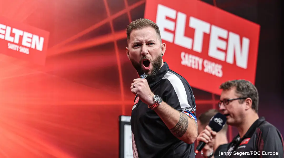 Danny Noppert jubelt.