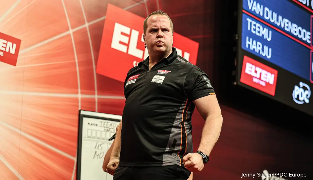 Zal de thuissituatie van Van Duijvenbode een rol spelen in zijn partij tegen Rob Cross?