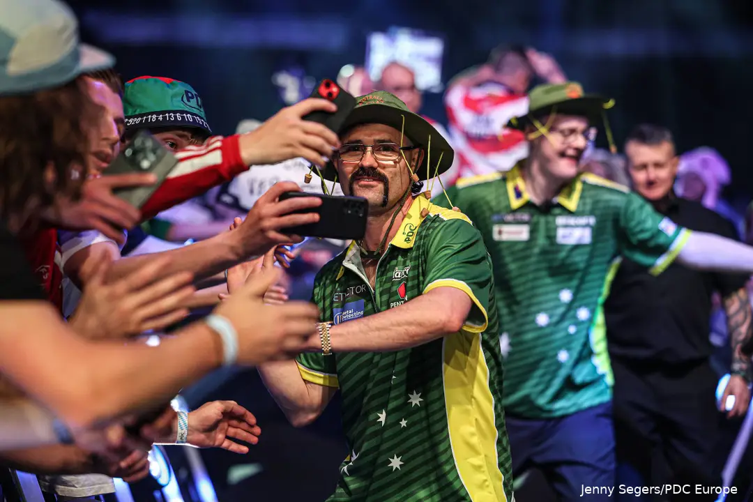 Damon Heta en Adam Leek vertegenwoordigen Australië op de World Cup of Darts 2026