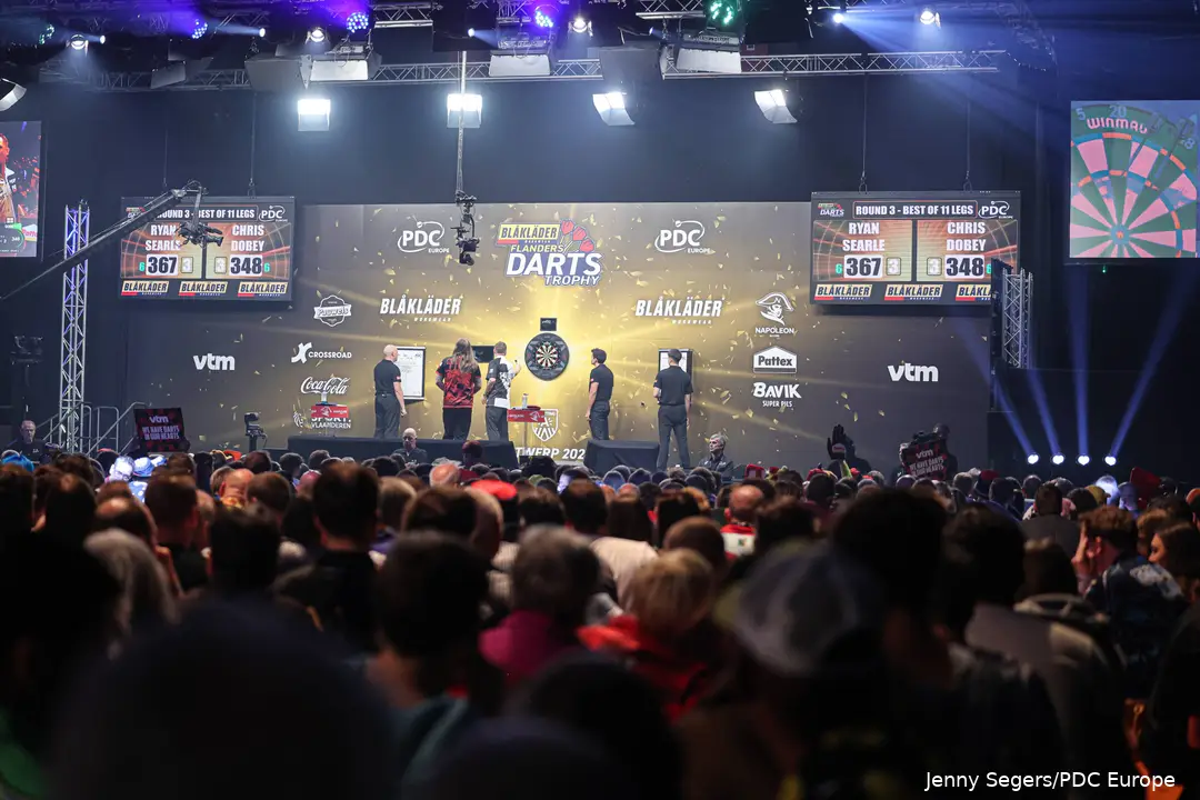 Podium Flanders Darts Trophy