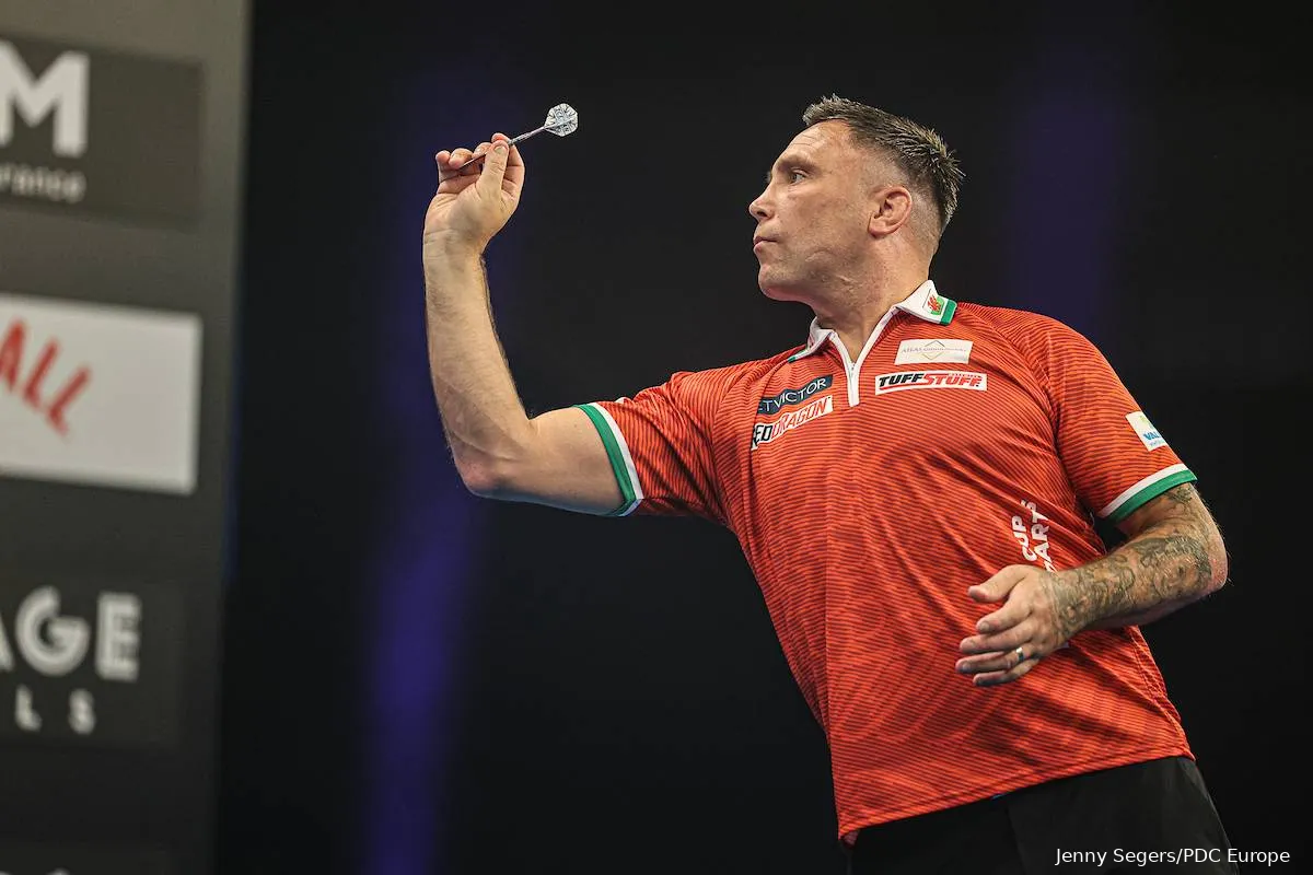 Gerwyn Price in action