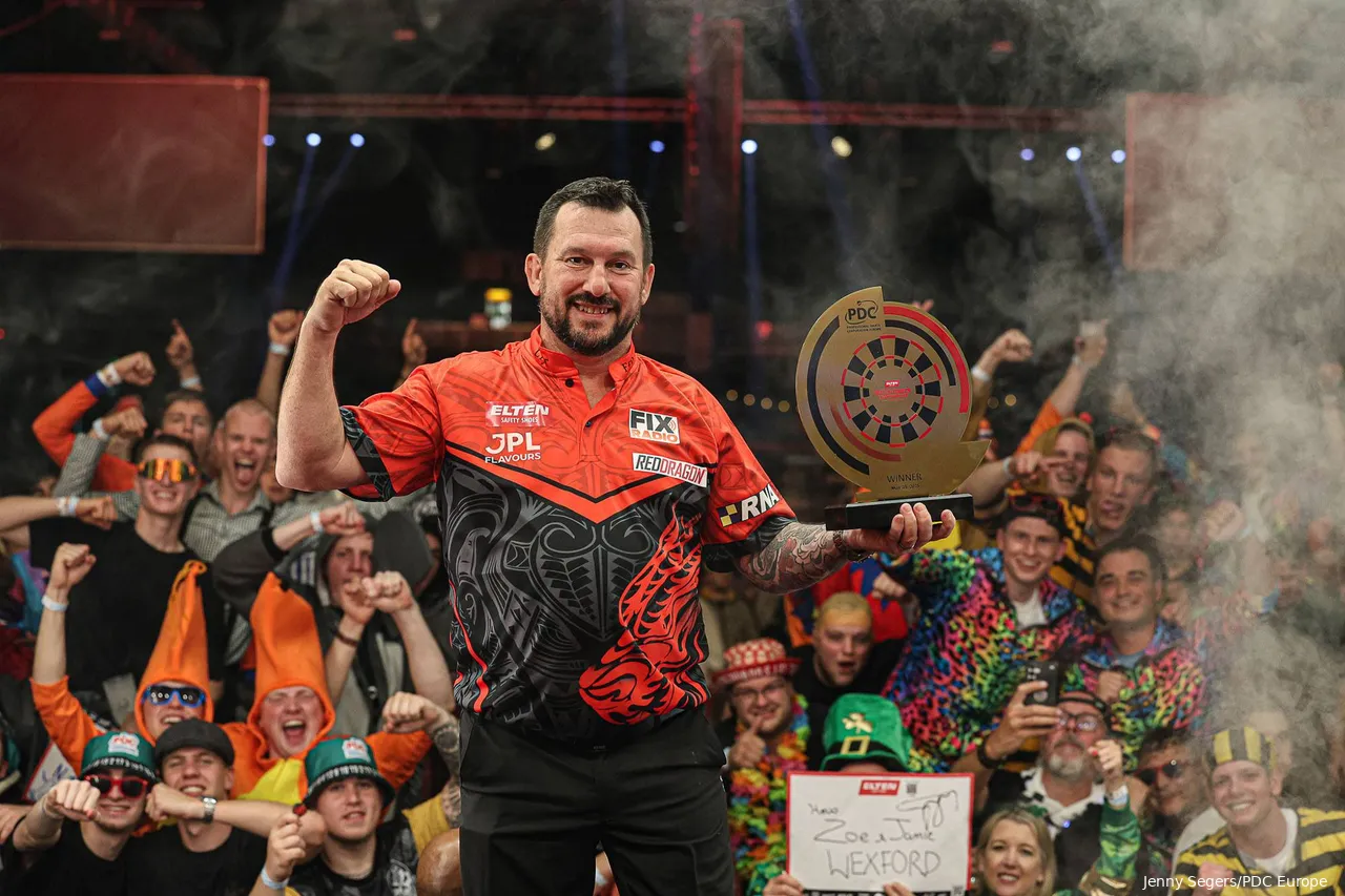 Jonny Clayton gewann am vergangenen Wochenende die Dutch Darts Championship