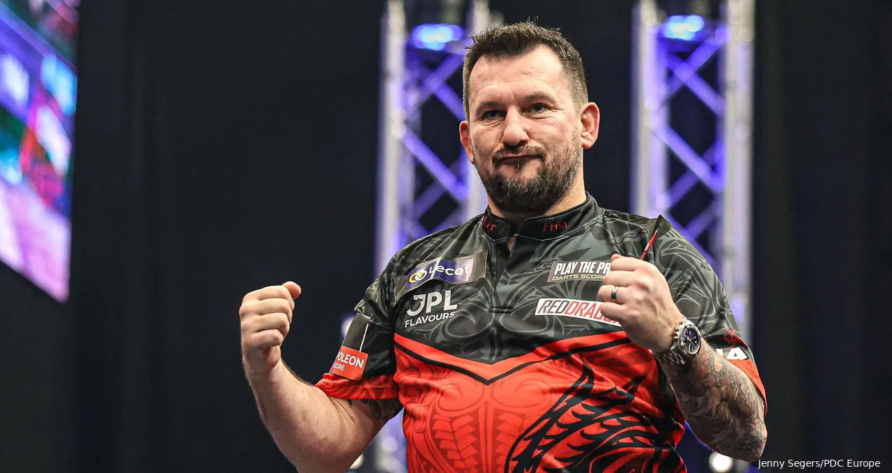 Jonny Clayton debütierte beim World Cup of Darts 2018