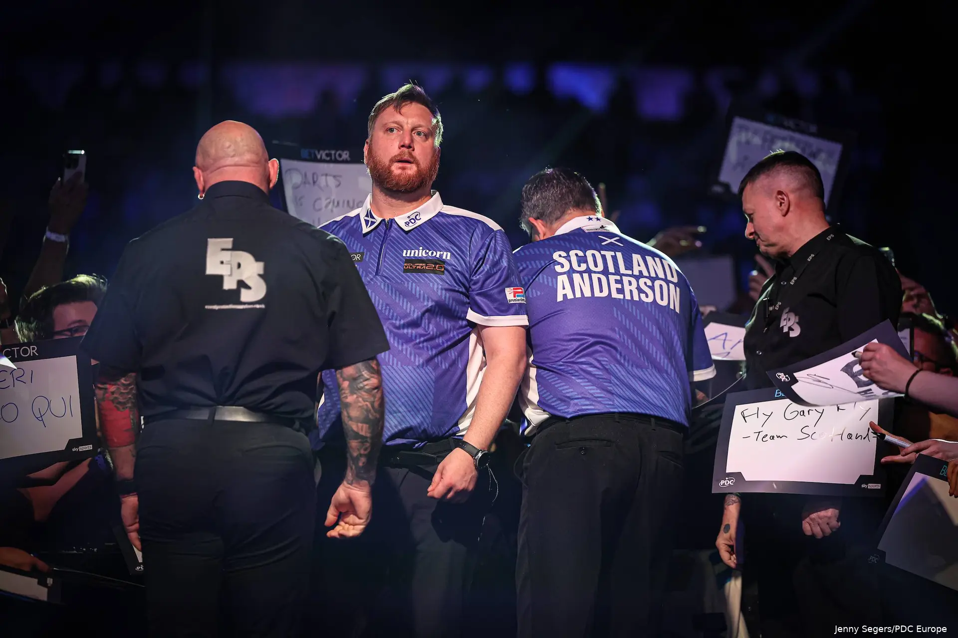 Cameron Menzies and Gary Anderson representing Scotland at the 2026 World Cup of Darts