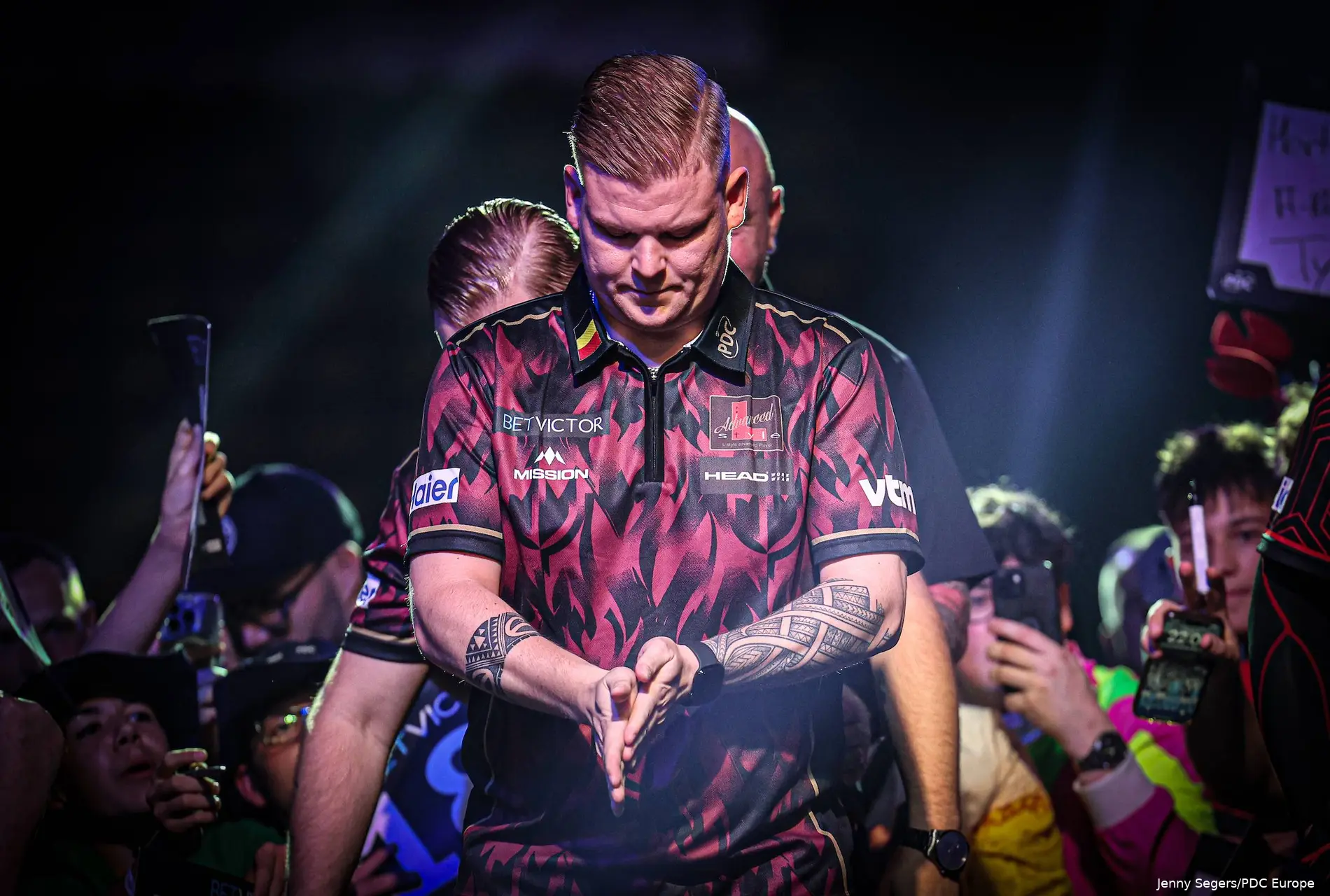 Mike De Decker vertegenwoordigde België op de World Cup of Darts
