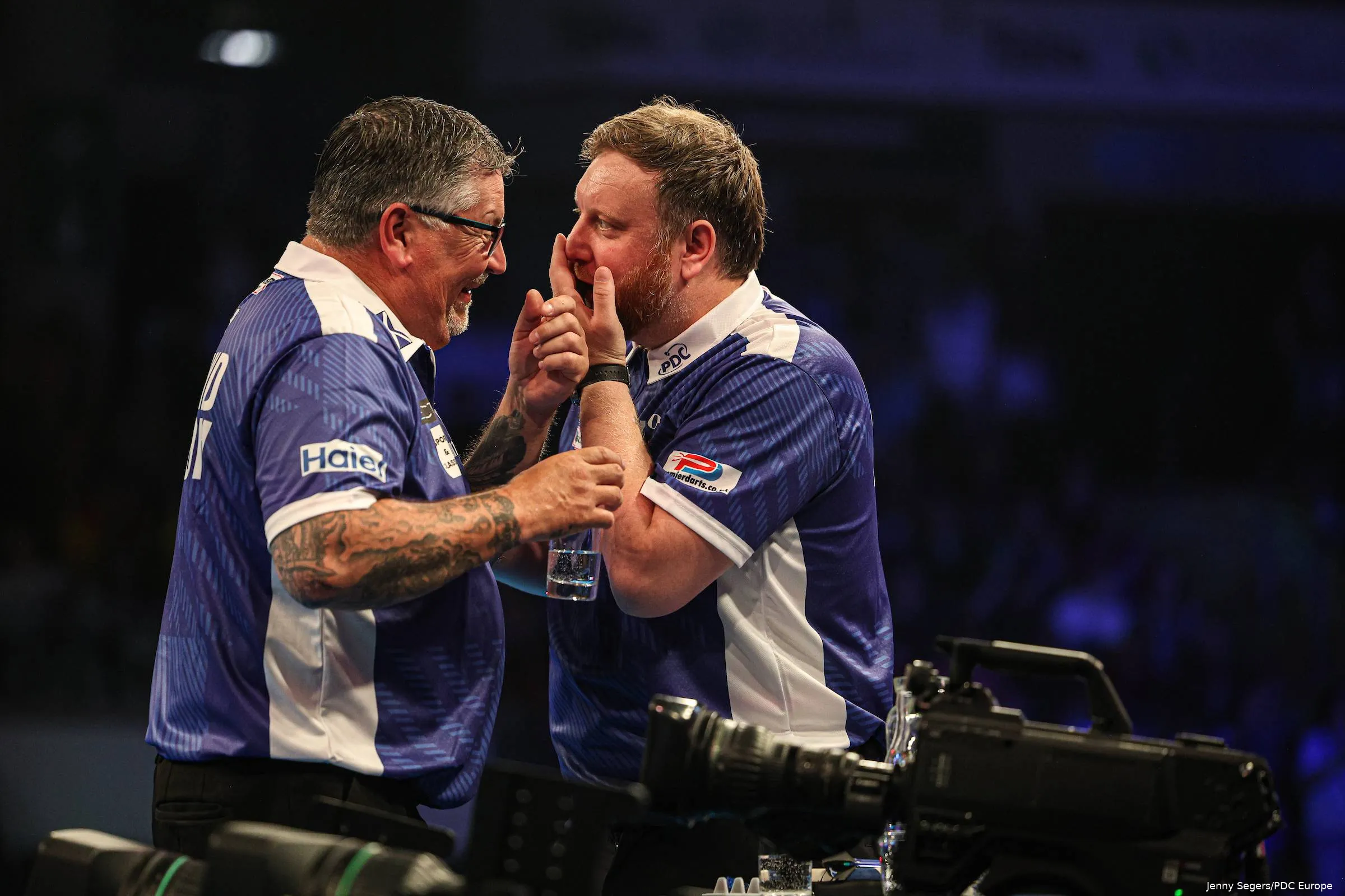 Gary Anderson and Cameron Menzies representing Scotland at the 2026 World Cup of Darts