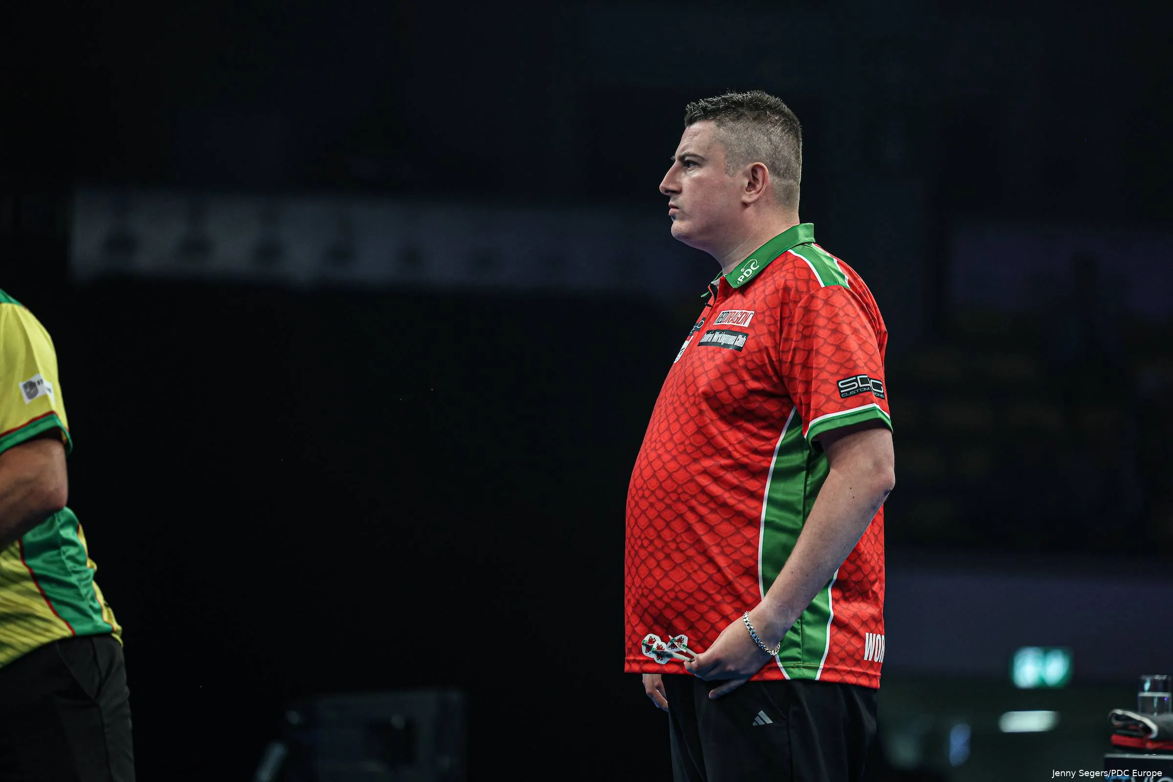 Nick Kenny representing Wales at the 2026 World Cup of Darts