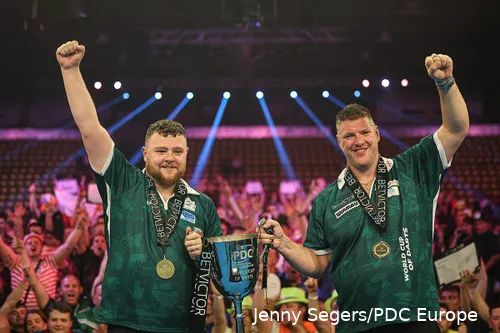 Nordirland krönte sich am Sonntagabend zum ersten Mal zum Sieger des World Cup of Darts