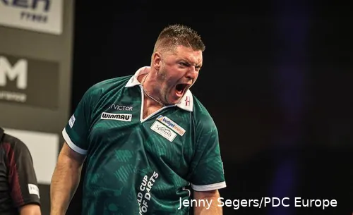 Auch in Sachen Emotionalität erinnerte Daryl Gurney am Wochenende an seine besten Zeiten