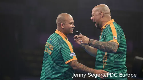 Finlay ist der Meinung, dass sich Südafrika beim World Cup of Darts von seiner besten Seite gezeigt hat